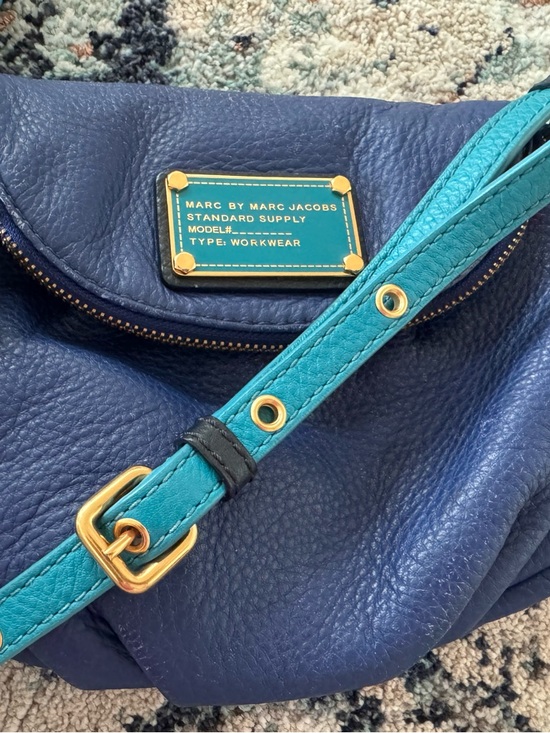 Marc By Marc Jacobs Handbags - Marc by Marc Jacobs  Blue Leather Crossbody Bag